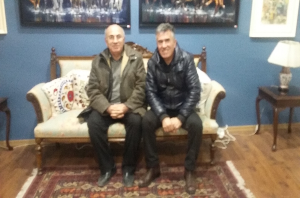 Ressam Raif Gökkuş ile beraber